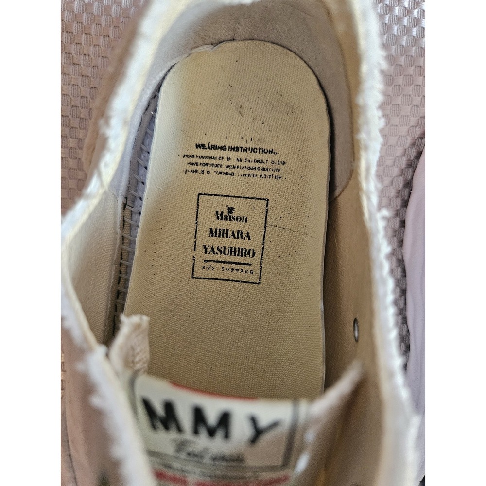 Maison Mihara Yasuhiro Peterson OG Sole Canvas Low 'White' 10.5 - Picture 3 of 8